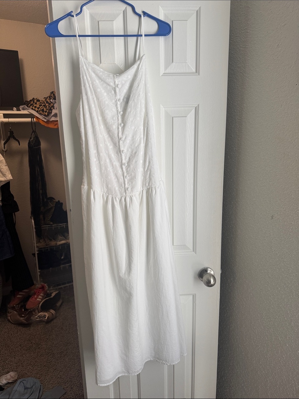 white dress- used once